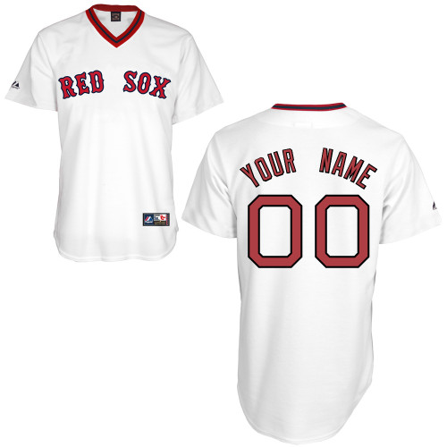 Customized Youth MLB jersey-Boston Red Sox Authentic Home Alumni Association Baseball Jersey